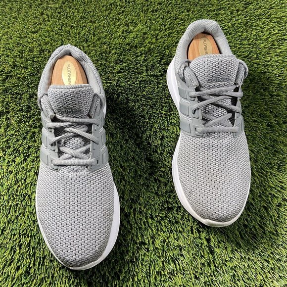adidas Other - Adidas Cloudfoam Athletic Walking Running Shoes Sneakers Gray White Mens Size 9